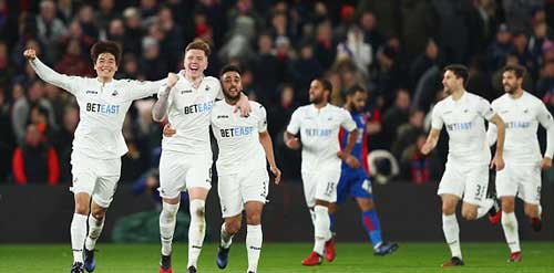 Crystal Palace – Swansea: Phần thưởng phút 88 Crystal Palace – Swansea: Phần thưởng phút 88