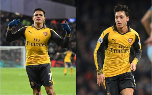 Cặp đôi hoàn hảo Premier League: Nhất Ozil – Sanchez Cặp đôi hoàn hảo Premier League: Nhất Ozil – Sanchez