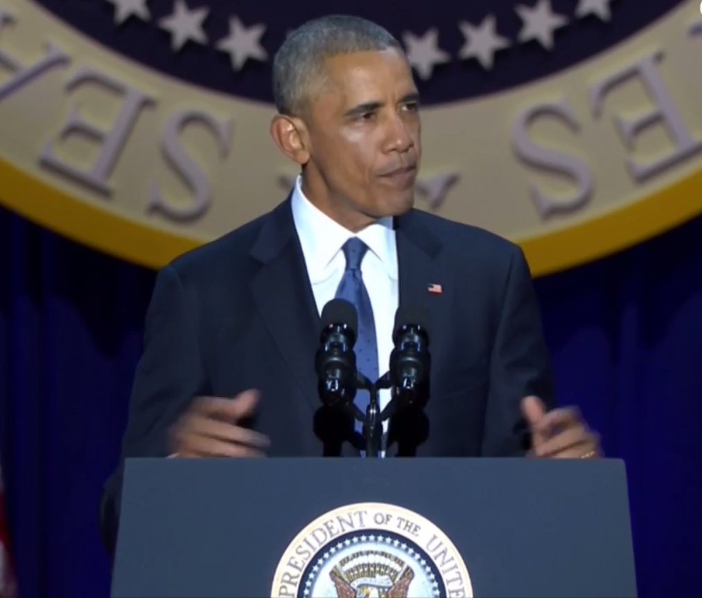 Obama phát biểu lần cuối cùng sau 8 năm làm Tổng thống Mỹ - 1
