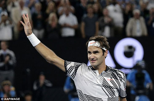 Vào chung kết Úc mở rộng, Federer lập hàng loạt kỉ lục Vào chung kết Úc mở rộng, Federer lập hàng loạt kỉ lục