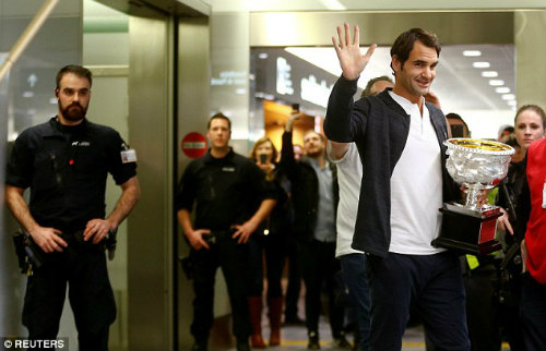 Federer về nước sau Úc mở rộng: Còn hơn cả người hùng Federer về nước sau Úc mở rộng: Còn hơn cả người hùng