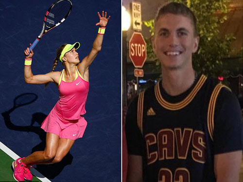 Mỹ nhân tennis Bouchard bất ngờ cặp kè trai lạ - 2
