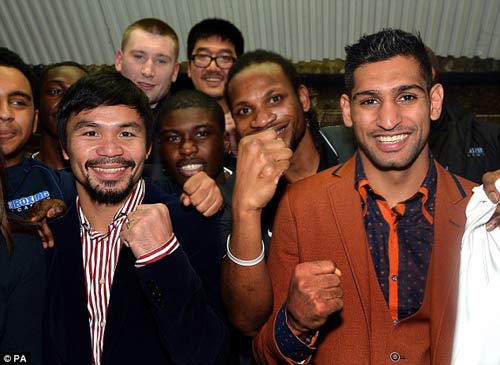 Pacquiao CHÍNH THỨC đấu Khan: Trận quyền Anh trong mơ Pacquiao CHÍNH THỨC đấu Khan: Trận quyền Anh trong mơ