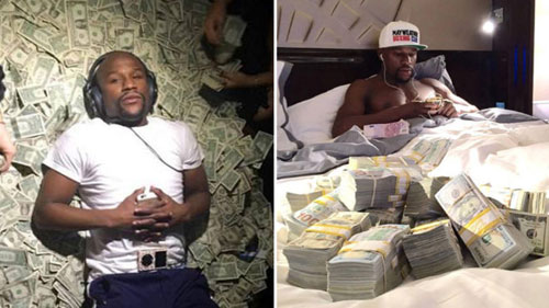 SỐC: Sắp phá sản, Mayweather buộc phải đấu “Gã điên” - 1