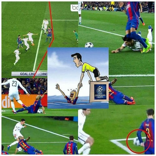 Nghi trọng tài Barca – PSG “có mùi”, vua sân cỏ Việt chia rẽ quan điểm Nghi trọng tài Barca – PSG “có mùi”, vua sân cỏ Việt chia rẽ quan điểm