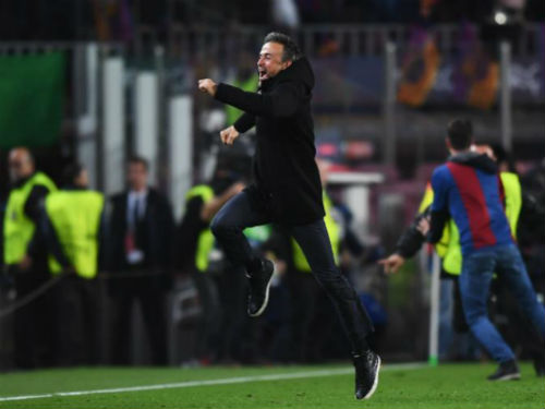 Đi vào lịch sử cúp C1, Enrique thay Wenger cứu Arsenal Đi vào lịch sử cúp C1, Enrique thay Wenger cứu Arsenal