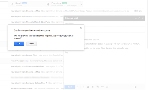 Cách tạo nội dung email mẫu để trả lời nhanh - 8