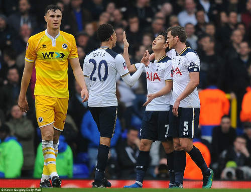 Tottenham - Millwall: Mãn nhãn "Ronaldo Hàn Quốc" - 1