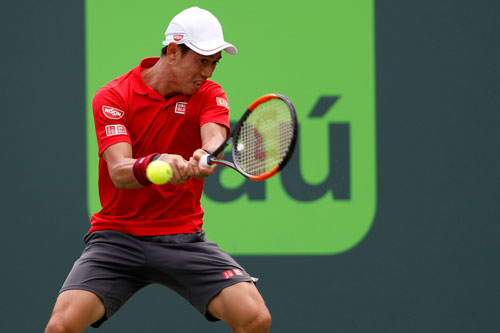 Miami Open ngày 5: Nishikori nhọc nhằn vào tứ kết Miami Open ngày 5: Nishikori nhọc nhằn vào tứ kết
