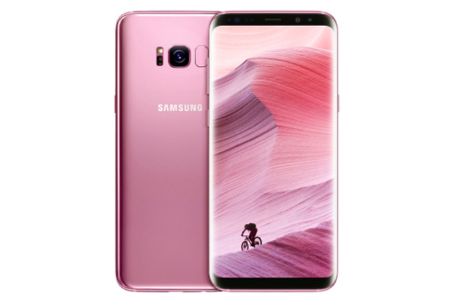 Lác mắt ngắm Galaxy S8 và Galaxy S8+ màu hồng Rose