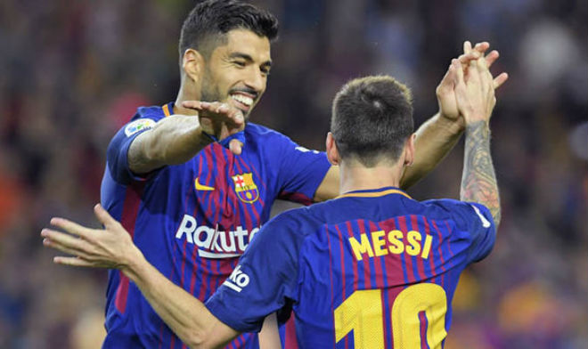 Messi, Suarez hù dọa bom tấn: 31 phút ghi 4 bàn, Coutinho "tái mặt" Messi, Suarez hù dọa bom tấn: 31 phút ghi 4 bàn, Coutinho "tái mặt"