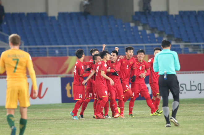 U23 Việt Nam lên đồng thắng U23 Úc: Chấn động châu Á, rộng cửa vào tứ kết U23 Việt Nam lên đồng thắng U23 Úc: Chấn động châu Á, rộng cửa vào tứ kết