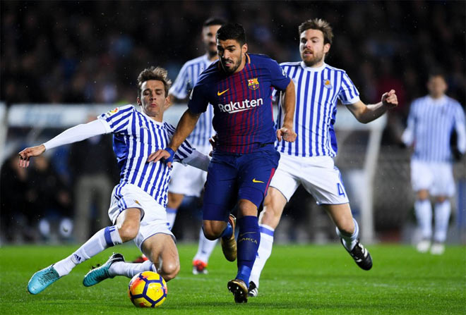 Sociedad - Barcelona: "Song sát" rực rỡ, siêu phẩm ngất ngây Sociedad - Barcelona: "Song sát" rực rỡ, siêu phẩm ngất ngây