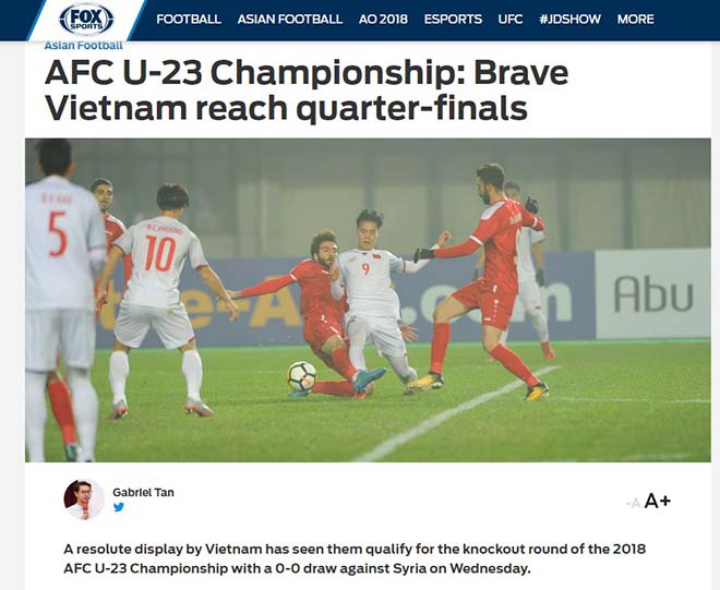 U23 Việt Nam vào tứ kết: Báo chí Thái Lan đưa Quang Hải lên trang nhất - 4
