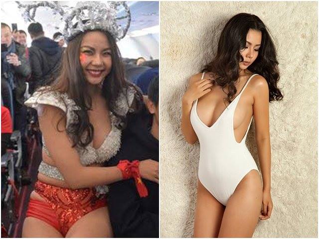 NTK sốc khi bộ sưu tập bikini được dùng trên chuyến bay đón U23 Việt Nam NTK sốc khi bộ sưu tập bikini được dùng trên chuyến bay đón U23 Việt Nam