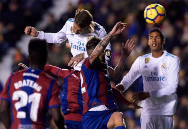 Levante - Real Madrid: Rượt đuổi 4 bàn, sai lầm phút 89 Levante - Real Madrid: Rượt đuổi 4 bàn, sai lầm phút 89