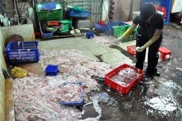 Thực phẩm Tết: Hết hồn chả lụa, giò thủ làm từ thịt bẩn ào ra chợ-Thị trường