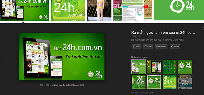 Đưa nút View Image trở lại công cụ tìm kiếm hình ảnh của Google