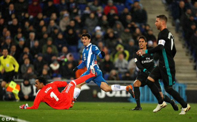 Espanyol - Real Madrid: "Sét đánh" phút cuối cùng Espanyol - Real Madrid: "Sét đánh" phút cuối cùng