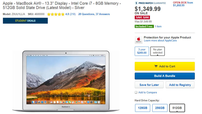 Macbook Air giảm sâu gần 4.5 triệu, iPad Pro chỉ còn 5.5 triệu