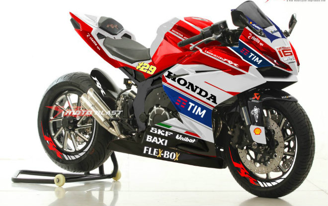 Hình dung trước Honda CB250RR độ muôn màu sắc - 12
