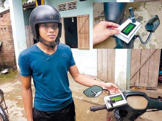 Học sinh chế thiết bị ngăn người say rượu lái xe Học sinh chế thiết bị ngăn người say rượu lái xe