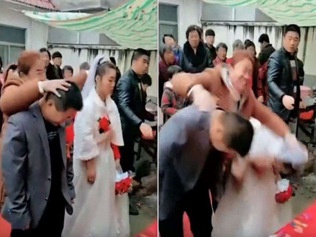 Bị làm nhục ngay trong đám cưới, cô dâu khóc lóc đòi về nhà