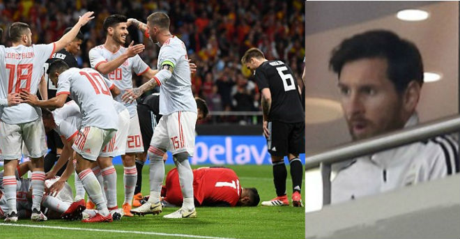 Argentina thua thảm Tây Ban Nha 6 bàn: Messi hổ thẹn cúi mặt bỏ về Argentina thua thảm Tây Ban Nha 6 bàn: Messi hổ thẹn cúi mặt bỏ về