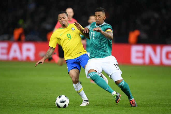 Đức - Brazil: Đôi công rực lửa, SAO Man City lóe sáng Đức - Brazil: Đôi công rực lửa, SAO Man City lóe sáng