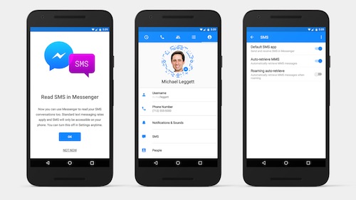 Dùng Facebook Messenger làm ứng dụng quản lý SMS Dùng Facebook Messenger làm ứng dụng quản lý SMS