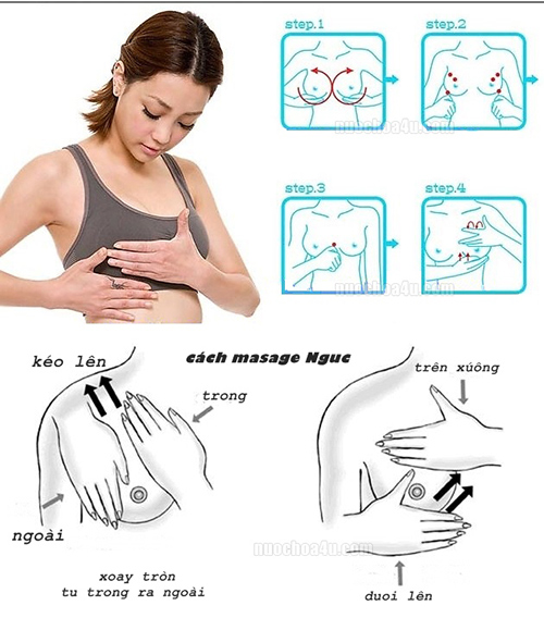Hướng dẫn cách massage ngực - 3
