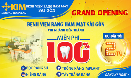 Bệnh viện Răng Hàm Mặt Sài Gòn miễn phí 100% dịch vụ mừng khai trương chi nhánh Bến Thành - 1