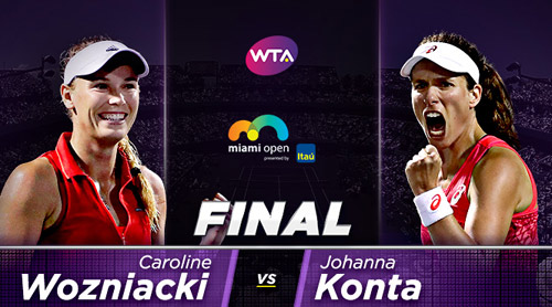Konta - Wozniacki: Giật cúp lịch sử (CK đơn nữ Miami) Konta - Wozniacki: Giật cúp lịch sử (CK đơn nữ Miami)