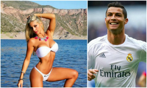 Ronaldo ngó lơ bạn gái hot girl, "à ơi" MC quyến rũ Ronaldo ngó lơ bạn gái hot girl, "à ơi" MC quyến rũ