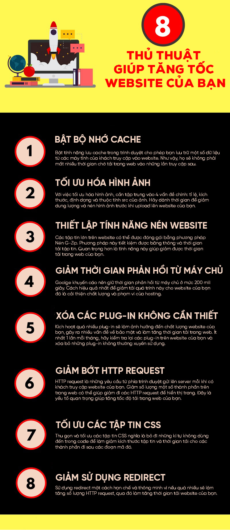 8 bí kíp sau đây sẽ tăng tốc độ tải trang web của bạn - 1