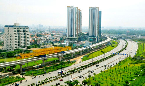 Ngắm đường cong mềm mại của đường sắt đô thị tỷ đô ở Sài Gòn - 1