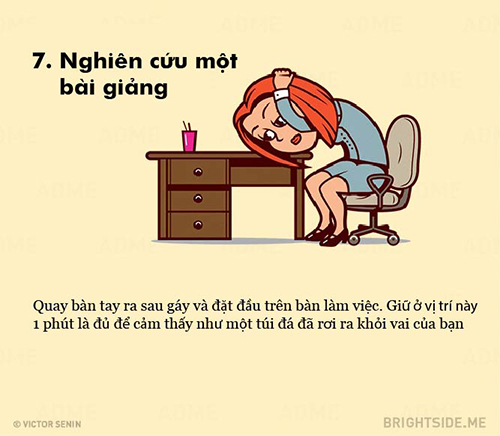 Bất ngờ 10 động tác đơn giản triệt mỡ ngay tại văn phòng - 7