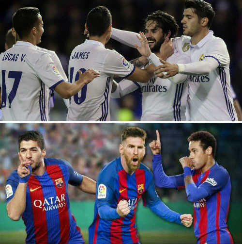Đua Liga: Barca có "tam tấu", Real có cả "dàn hòa tấu" Đua Liga: Barca có "tam tấu", Real có cả "dàn hòa tấu"