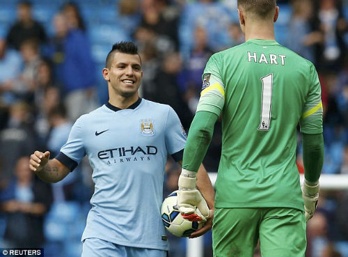 Chuyển nhượng MU: Mourinho gây sốc với Aguero và Hart - 1