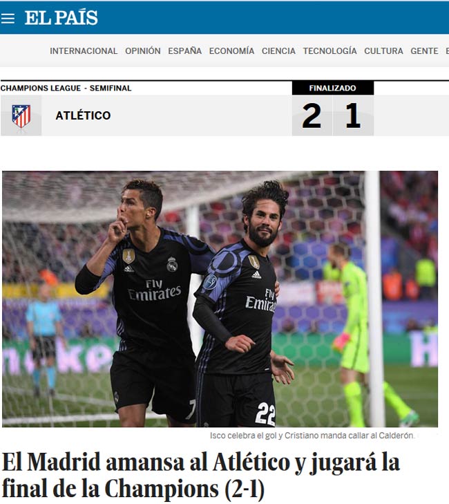 Báo chí thế giới: Real “thuần hóa” Atletico, ngọc quý Isco - 1