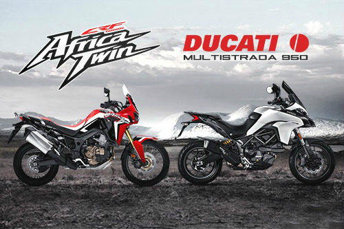 So găng Honda CRF 1000L Africa Twin và Ducati Multistrada 950 - 1