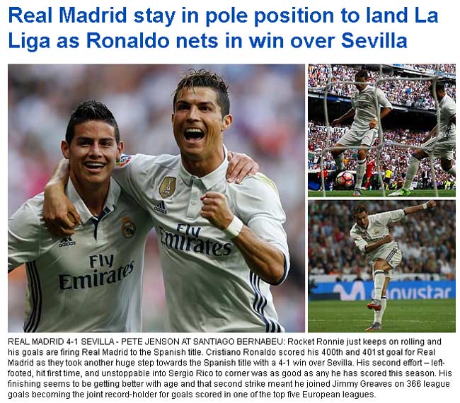 Báo chí bái phục Ronaldo: &#34;Quái vật&#34; vòng cấm đáng sợ nhất - 3