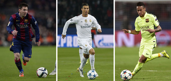 Cầu thủ hay nhất Liga: Neymar trên Messi, Ronaldo "mất hút" Cầu thủ hay nhất Liga: Neymar trên Messi, Ronaldo "mất hút"
