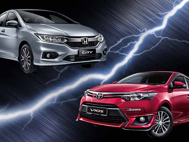 So sánh ”kẻ thách thức” Honda City và ”thánh bán chạy” Toyota Vios