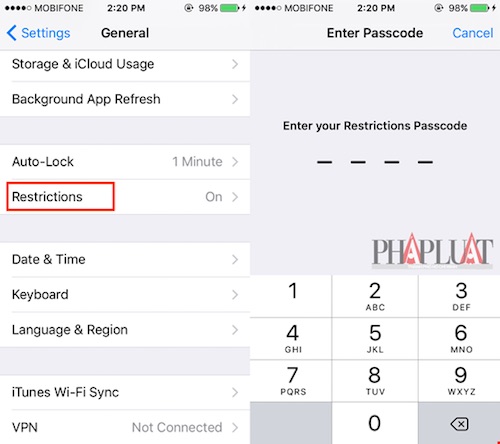 Cách bảo vệ tài khoản iCloud trên iPhone Cách bảo vệ tài khoản iCloud trên iPhone