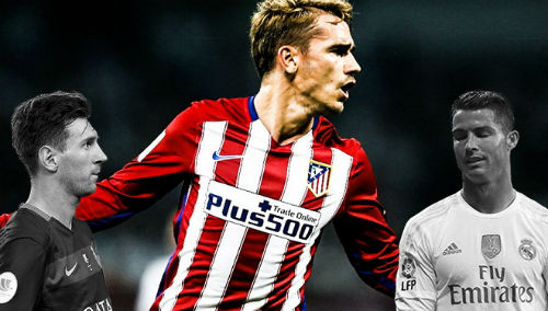 Griezmann: Đừng ví với CR7, hãy so sánh với Messi Griezmann: Đừng ví với CR7, hãy so sánh với Messi