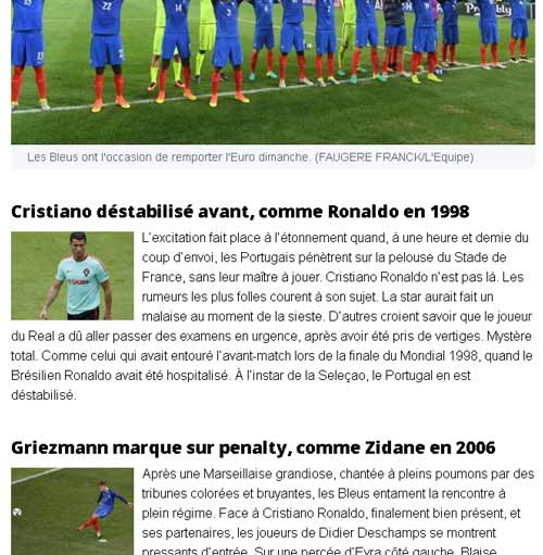 Báo Pháp mong CR7 "bị động kinh" như Ronaldo 1998 Báo Pháp mong CR7 "bị động kinh" như Ronaldo 1998
