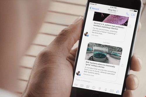 Facebook Messenger đã chính thức hỗ trợ Instant Articles Facebook Messenger đã chính thức hỗ trợ Instant Articles