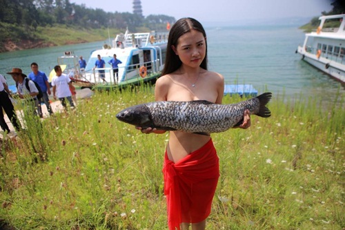 Trào lưu lấy cua cá làm "áo ngực" của gái trẻ TQ - 4