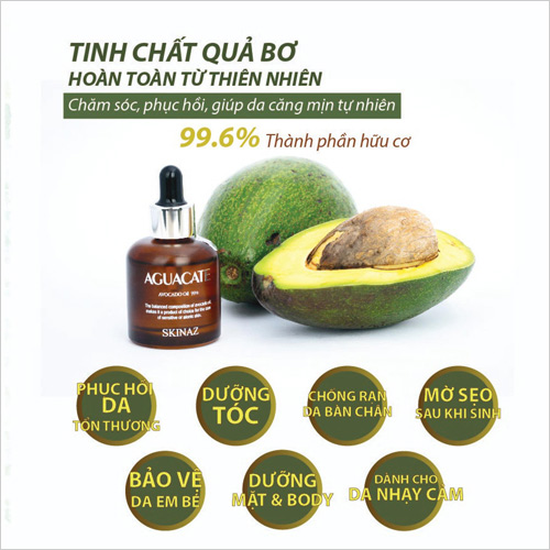 Tinh chất bơ 99,6% Aguacate Skinaz– 'nữ hoàng' dưỡng da Hàn Quốc - 6